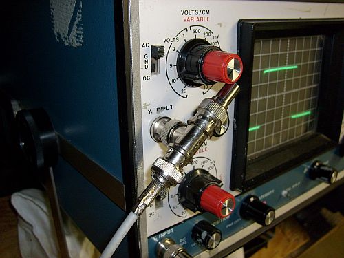 Oscilloscope with probe